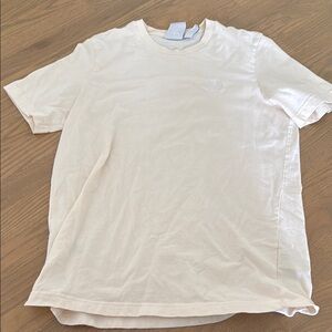 Men's Cream T-Shirt Adidas size medium nwot